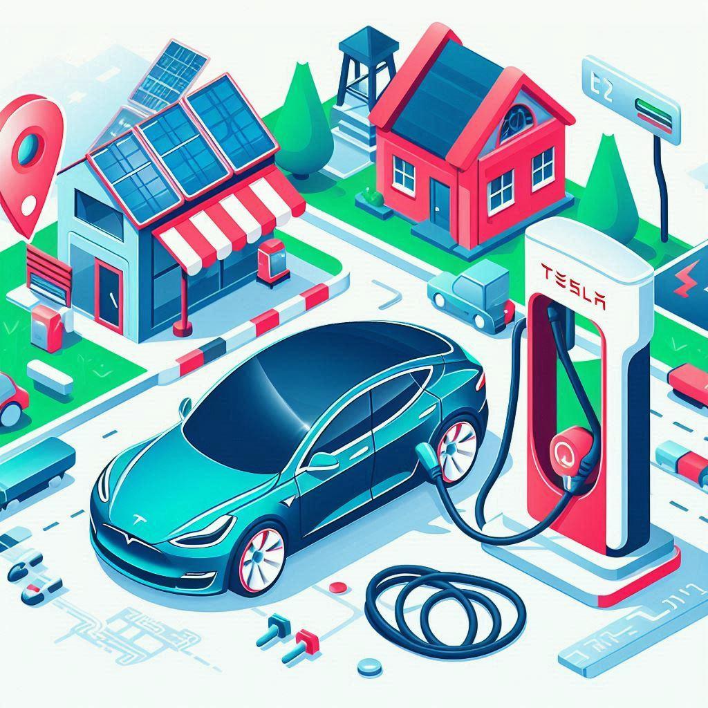🔌 Как и где можно зарядить электромобиль Tesla, и что для этого нужно знать: 🌐 Где найти ближайшую зарядную станцию