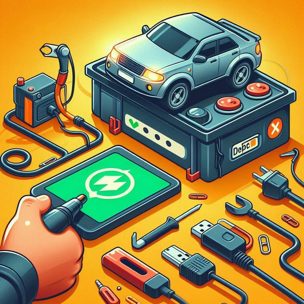 🔋 Как зарядить аккумулятор автомобиля без зарядного устройства: 🛠 Применение портативных зарядных устройств