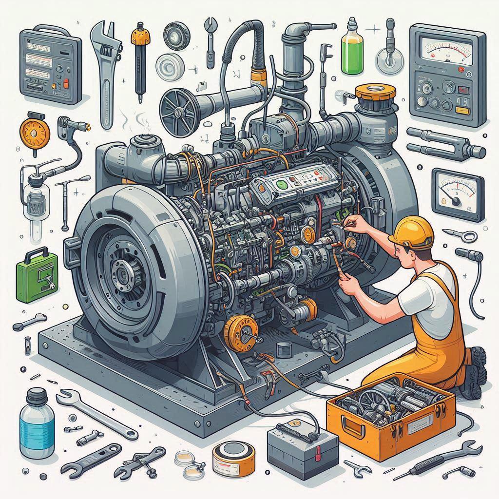 🔧 Как отремонтировать дизельный генератор: 🔧 Основные инструменты и материалы для ремонта
