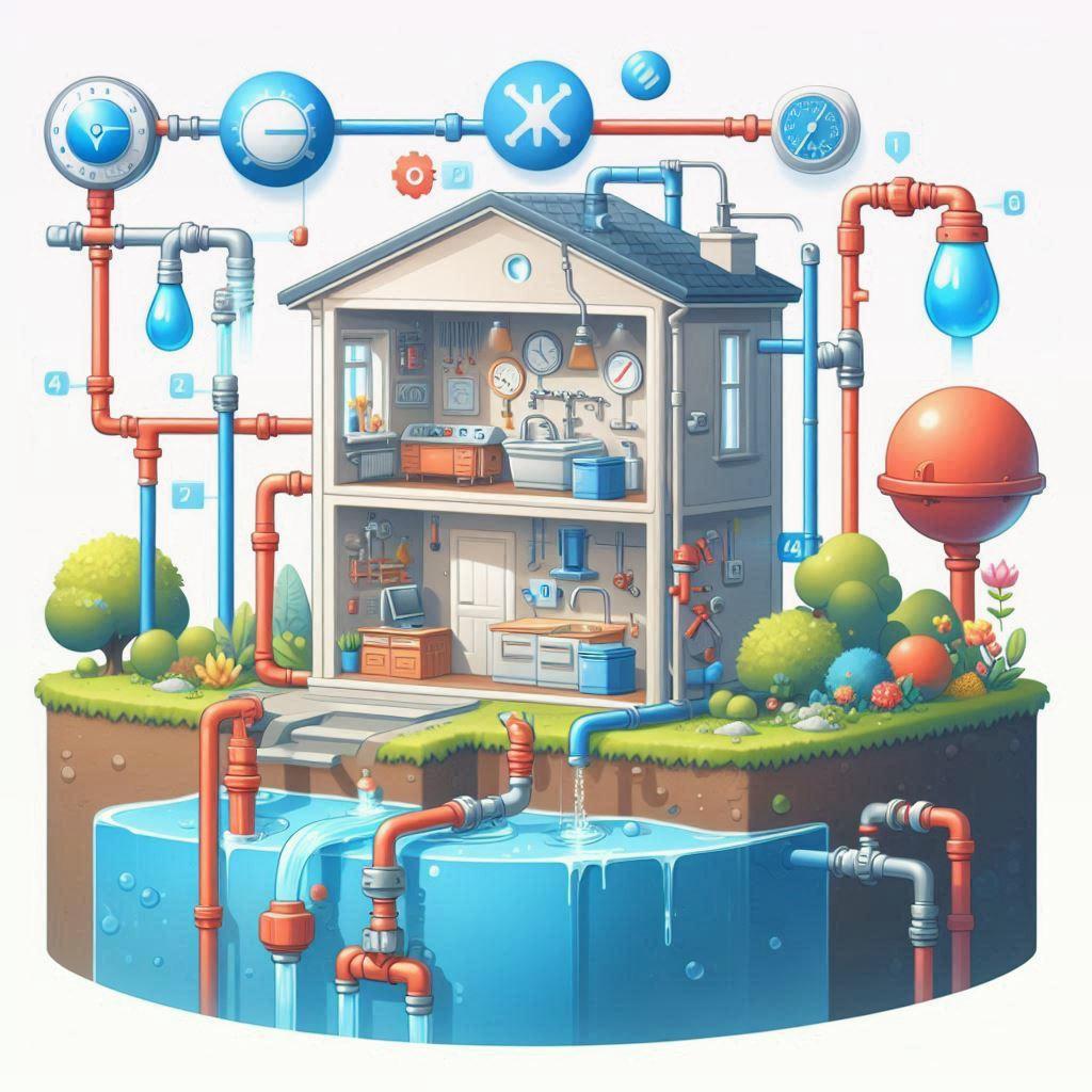 💧 Схема системы водоснабжения: как всё устроено в вашем доме: 🏡 Основные элементы системы водоснабжения в доме